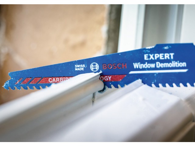 List Bosch za sabljasto žago EXPERT ‘Window Demolition’ S 956 DHM, Pakiranje: 10kos, 150mm, 6TPI, za Aluminij, Les, 2608900386